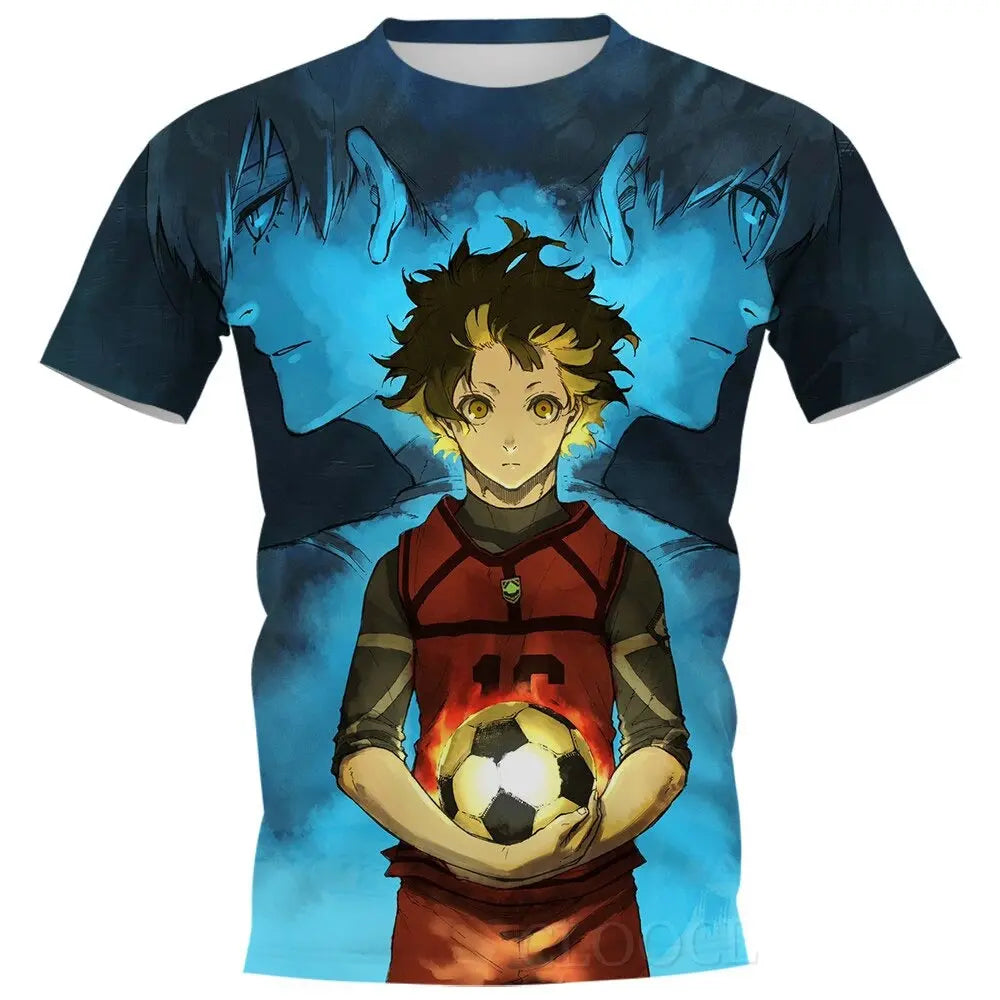 FCRB 24AW BLUE LOCK L/S TEE RIN 缶バッジ 付き T-shirt Blue Lock | Isagi Shop M 凪  Bristol BLUE LOCK L⁄S